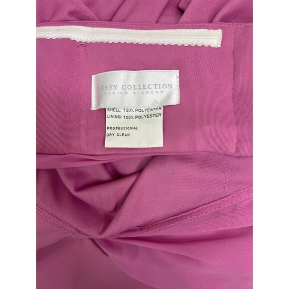 Strapless Empire Waist Chiffon Gown in Orchid Pink
Dessy Collection - Picture 6 of 10